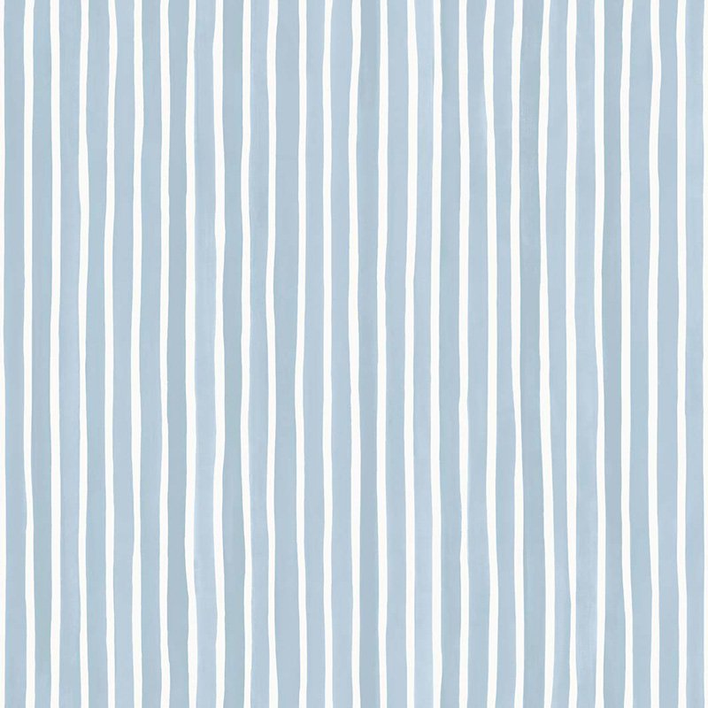 Cole & Son Croquet Stripe Blue Wallpaper 110/5026.CS.0