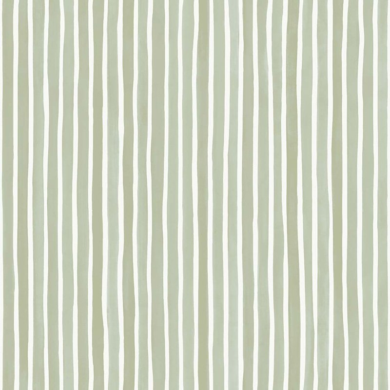 Cole & Son Croquet Stripe Olive Wallpaper 110/5030.CS.0