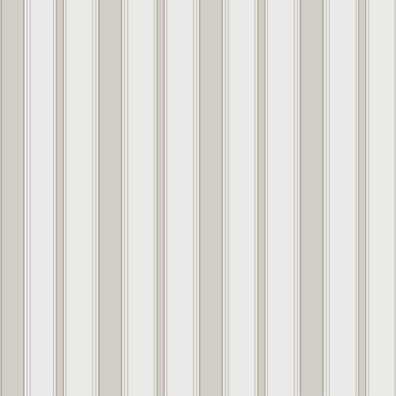 Cole & Son Cambridge Stripe Stone+White Wallpaper 110/8040.CS.0