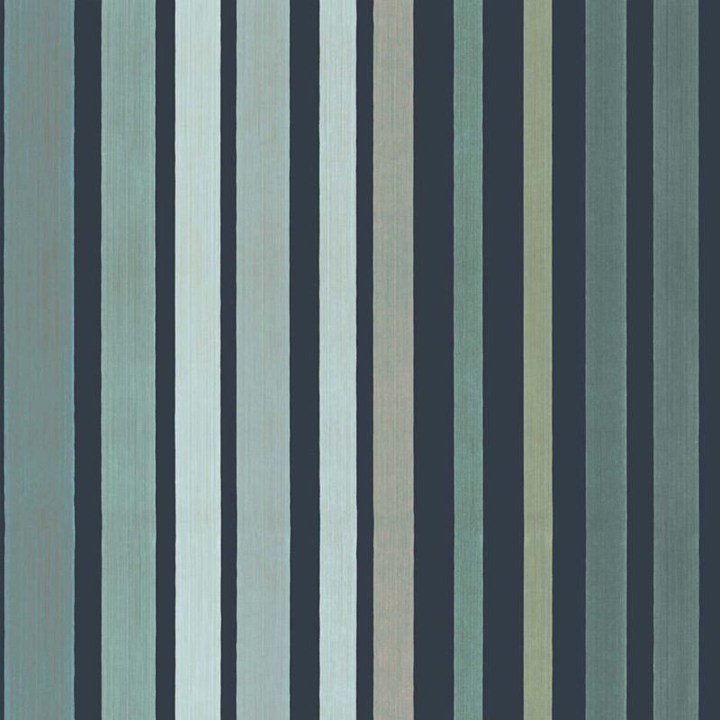 Cole & Son Carousel Stripe Frosty Green Wallpaper 110/9041.CS.0