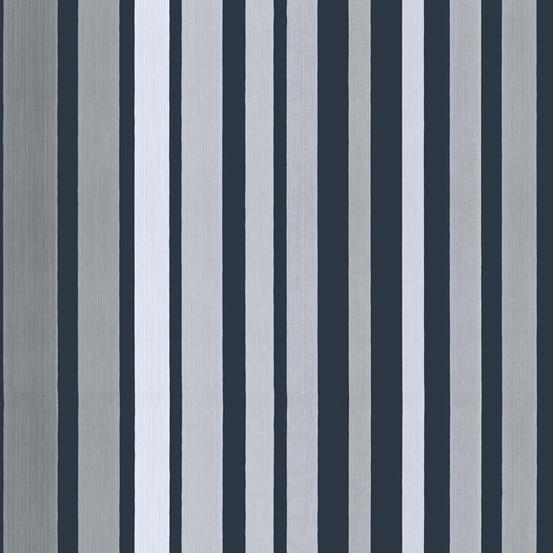 Cole & Son Carousel Stripe Grey Wallpaper 110/9043.CS.0