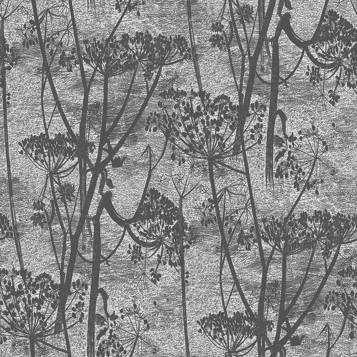 Cole & Son Cow Parsley Charcoal Wallpaper 112/8026.CS.0