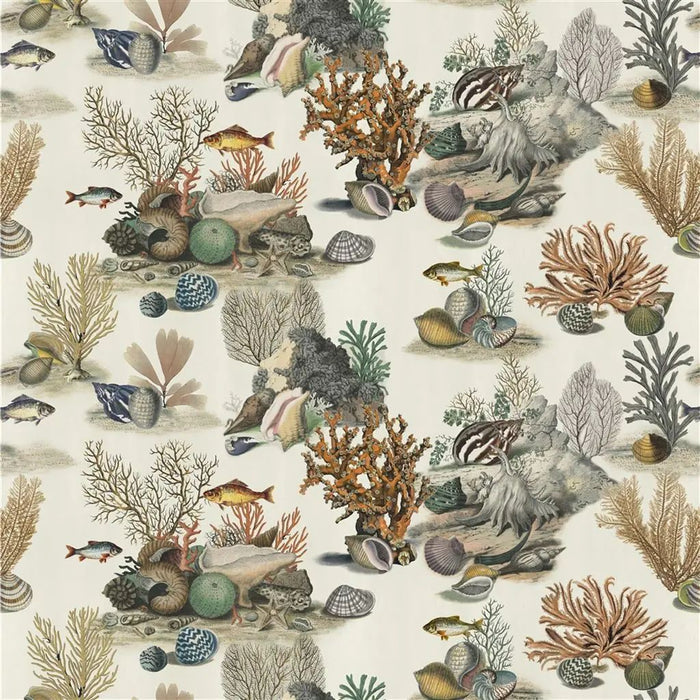 John Derian Sea Life  1 Fabric FJD6014-01