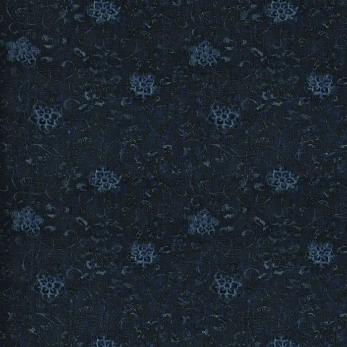 Ralph Lauren Kotori Floral Overdyed Indigo Fabric FRL5092/02