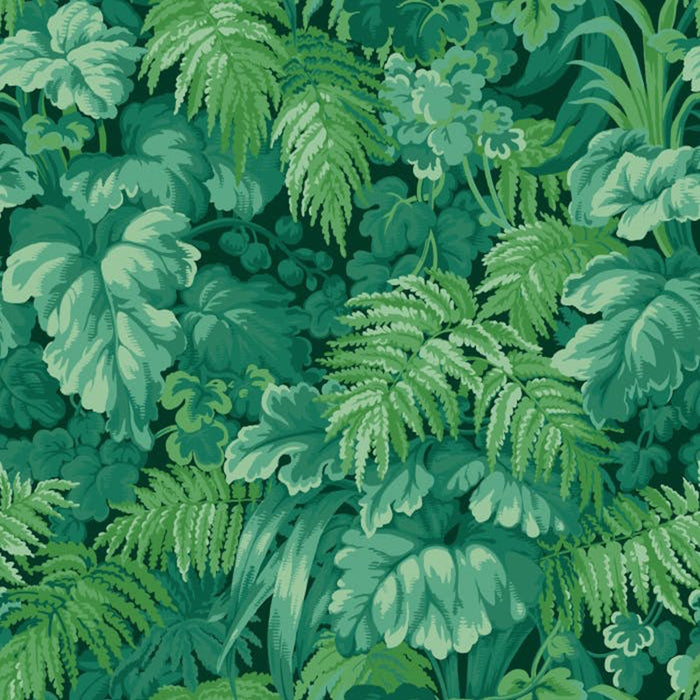 Cole & Son Royal Fernery Forest Green Wallpaper 113/3009.CS.0