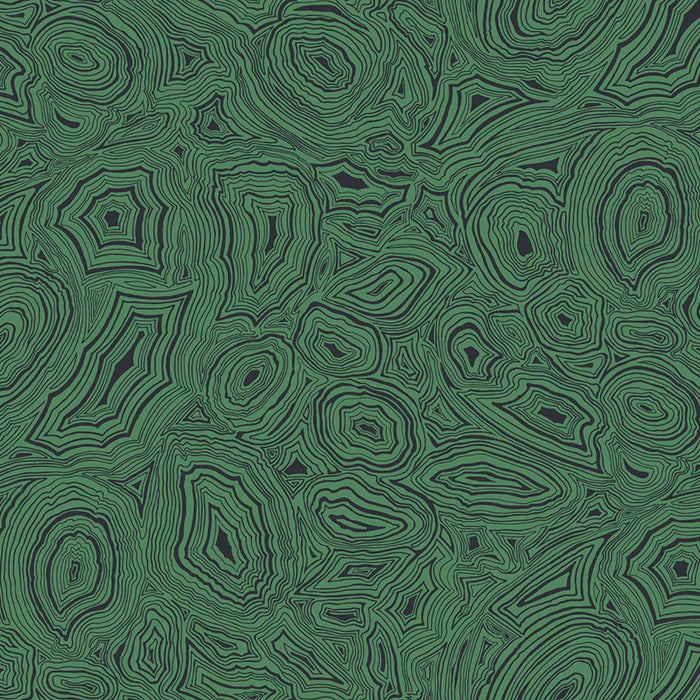 Cole & Son Malachite Emerald/Black Wallpaper 114/17035.CS.0