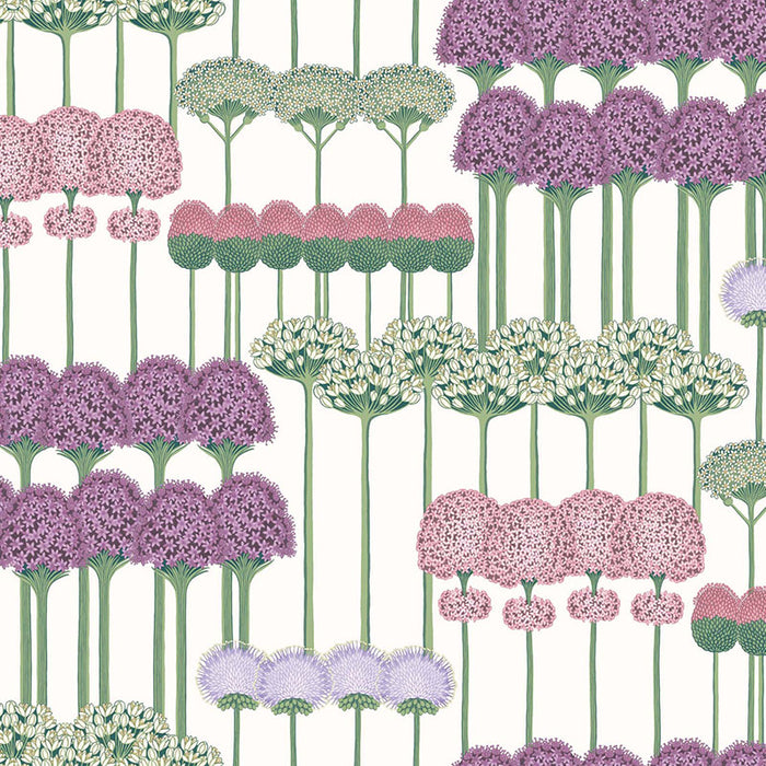 Cole & Son Allium Mulb/Blush/Lilac/Wh Wallpaper 115/12034.CS.0