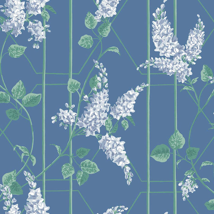 Cole & Son Wisteria P Blue/Jade/C Blue Wallpaper 115/5015.CS.0