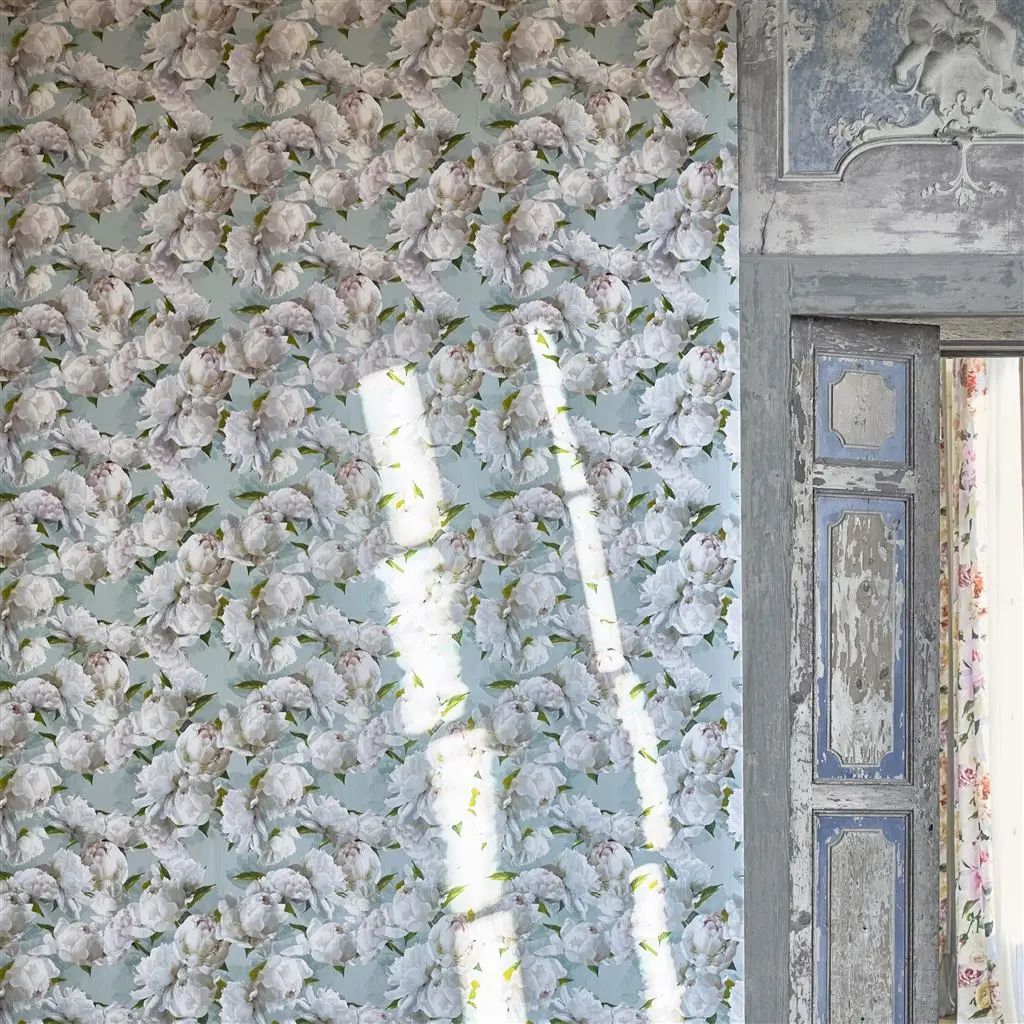 Designers Guild Peonia Zinc Wallpaper PDG1094/01