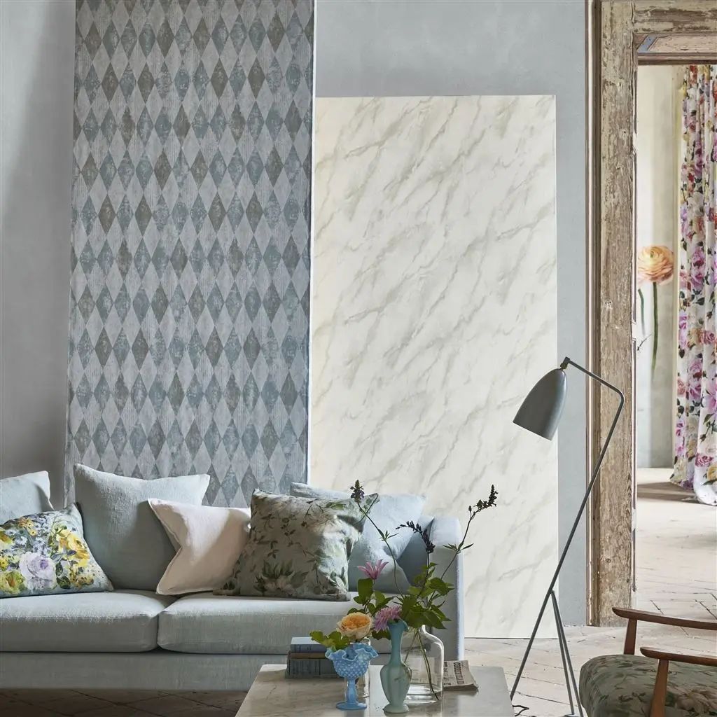 Designers Guild Arlecchino Sky Wallpaper PDG1090/06