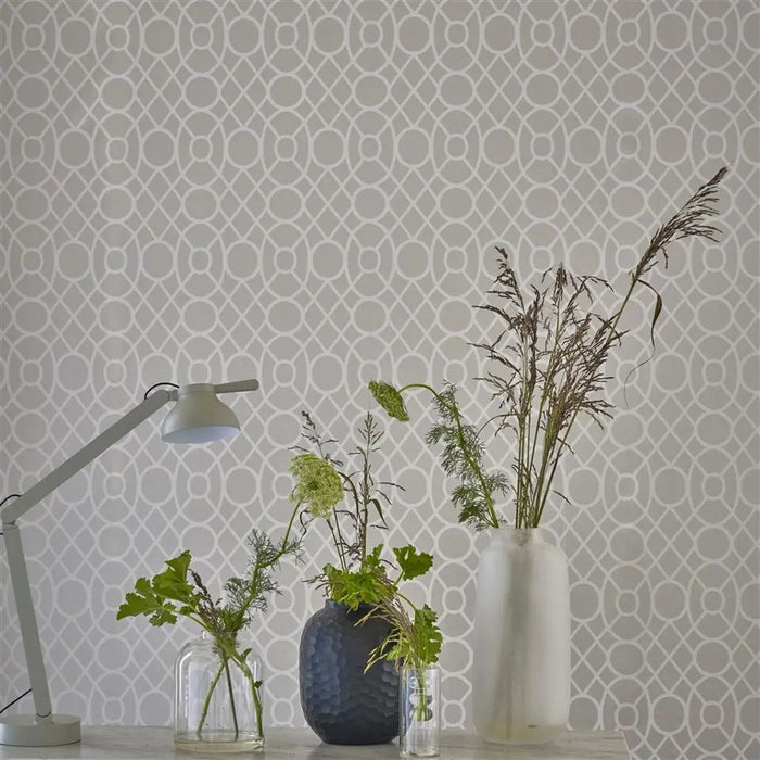 Designers Guild Merletti Platinum Wallpaper PDG1093/05