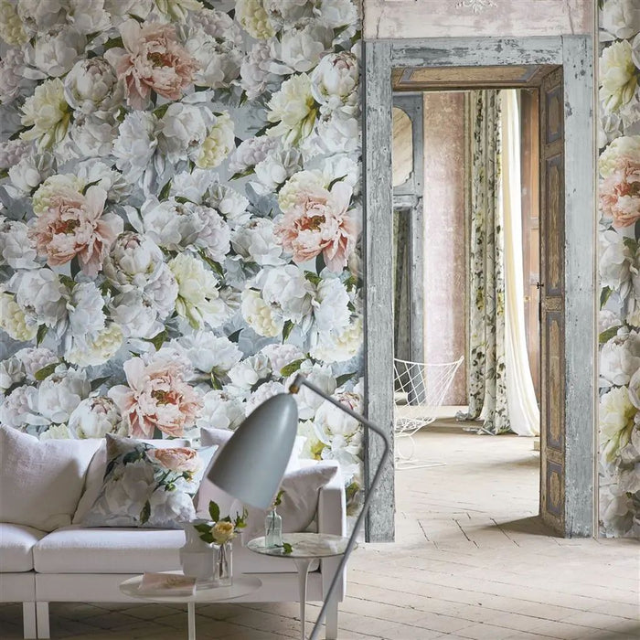 Designers Guild Peonia Grande Zinc Wallpaper PDG1102/01