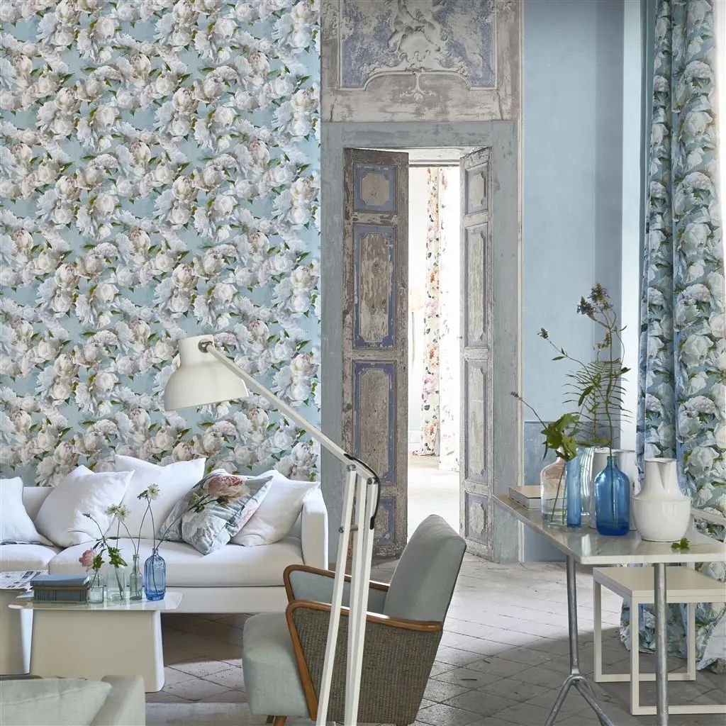 Designers Guild Peonia Zinc Wallpaper PDG1094/01