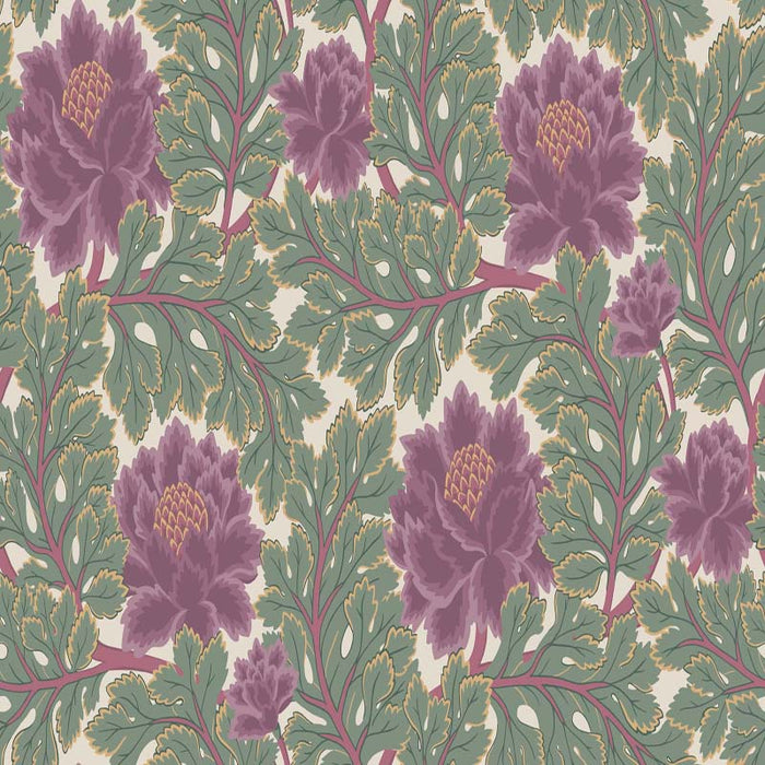 Cole & Son Aurora Mulberry/Sage/Parc Wallpaper 116/1001.CS.0