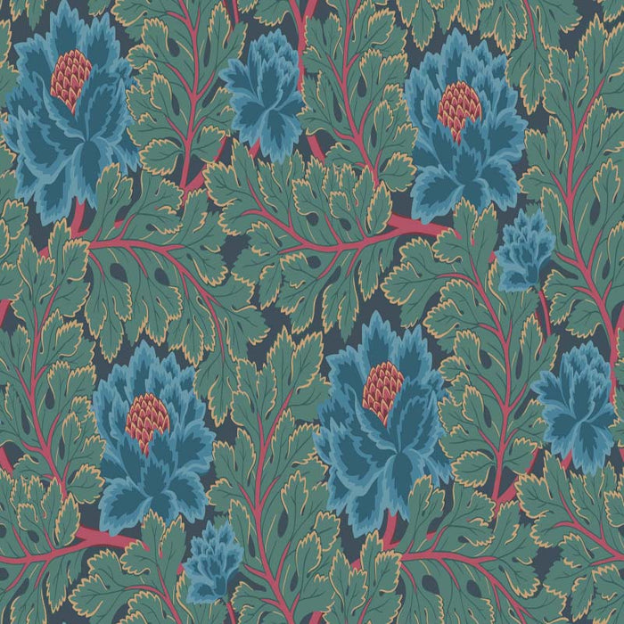 Cole & Son Aurora Petrol/Teal/Ink Wallpaper 116/1003.CS.0