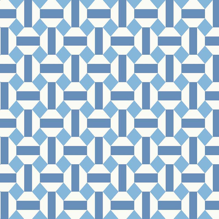 Cole & Son Alicatado Hyacinth On Chalk Wallpaper 117/12037.CS.0