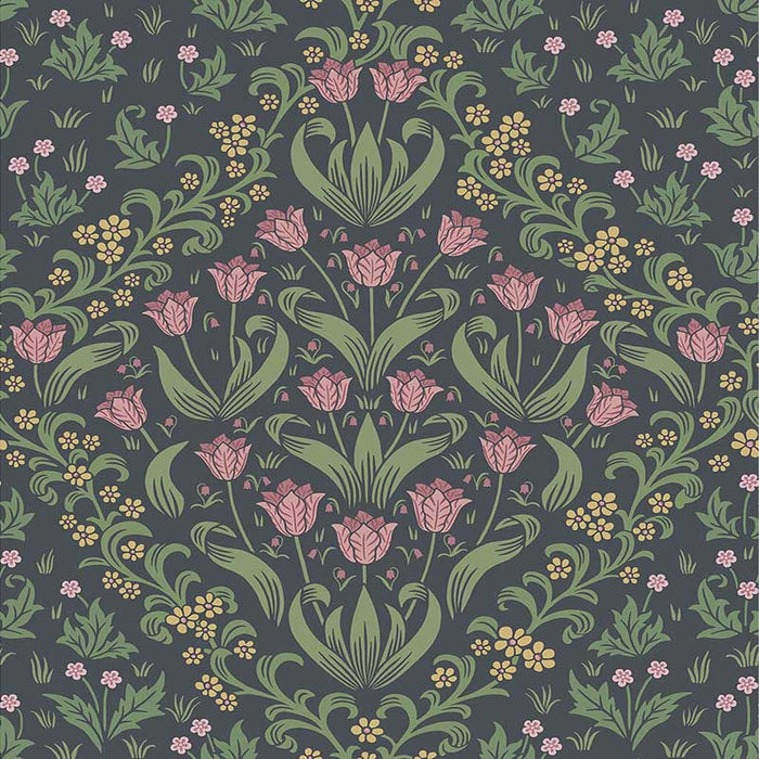 Cole & Son Tudor Garden Plm&Ogrn/Chr Wallpaper 118/2003.CS.0