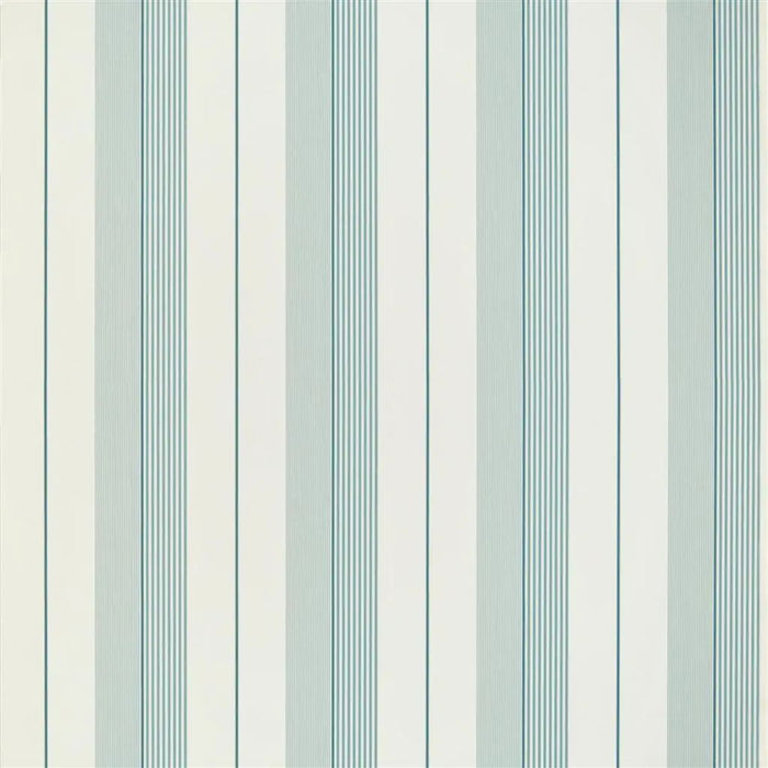 Ralph Lauren Aiden Stripe Teal Blue Wallpaper PRL020/14