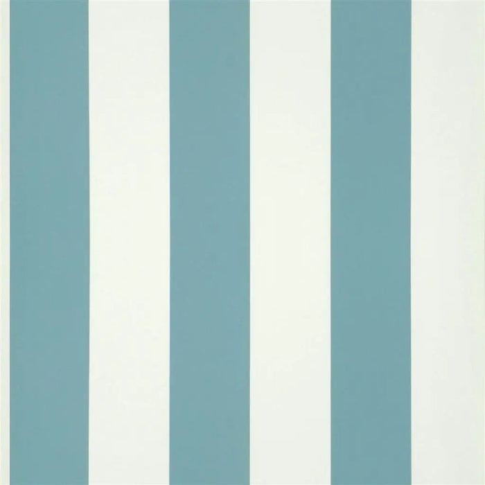 Ralph Lauren Spalding Stripe Slate Blue Wallpaper PRL026/25