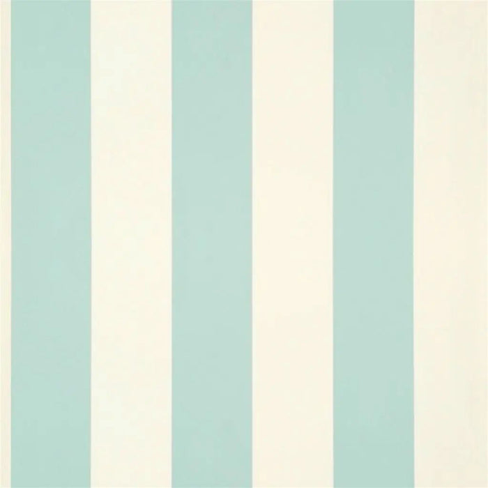 Ralph Lauren Spalding Stripe Duck Egg Blue Wallpaper PRL026/24