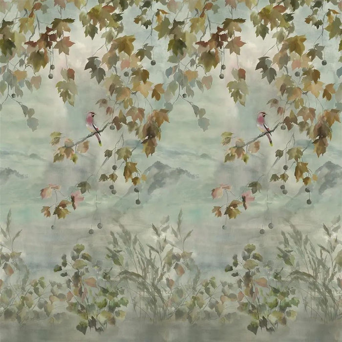 Designers Guild Miyako Scene 2 Dove Wallpaper PDG1112/01