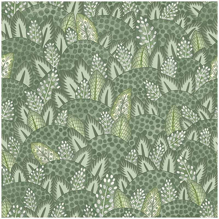 Cole & Son Zulu Terrain Frstgrn&Olvgrn Wallpaper 119/9042.CS.0