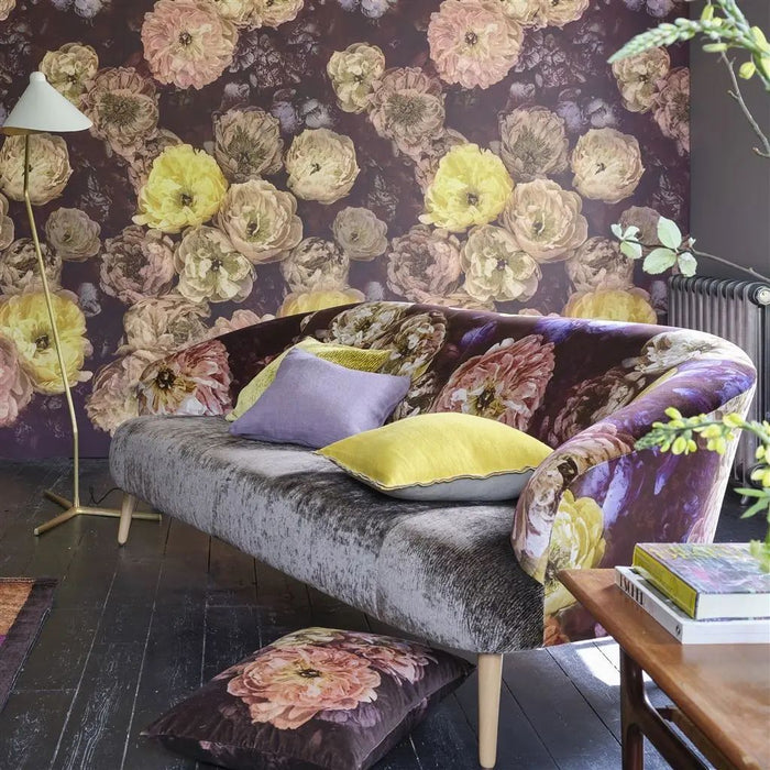 Designers Guild Le Poeme De Fleurs Rosewood Wallpaper PDG1107/01