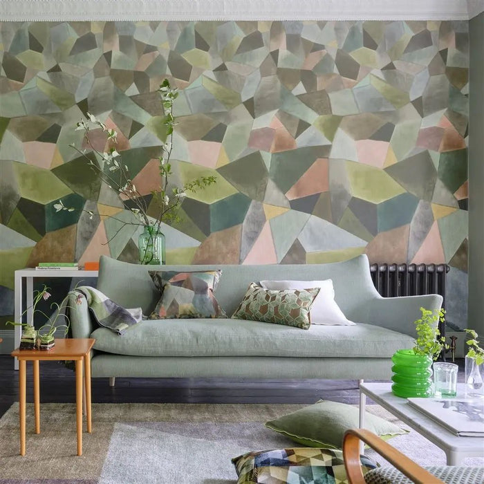 Designers Guild Geo Moderne Jade Wallpaper PDG1110/01