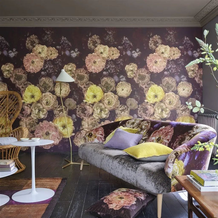 Designers Guild Le Poeme De Fleurs Rosewood Wallpaper PDG1107/01