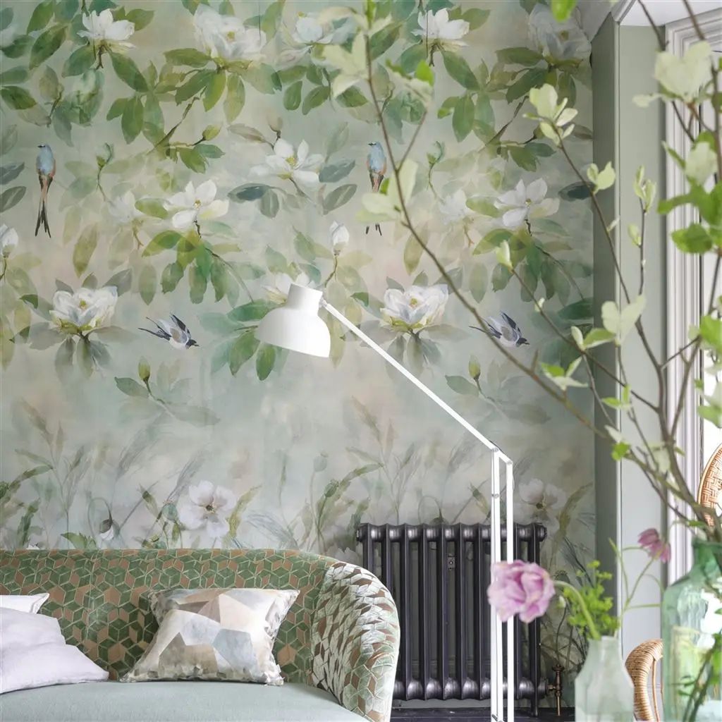 Designers Guild Kiyosumi Celadon Wallpaper PDG1113/01