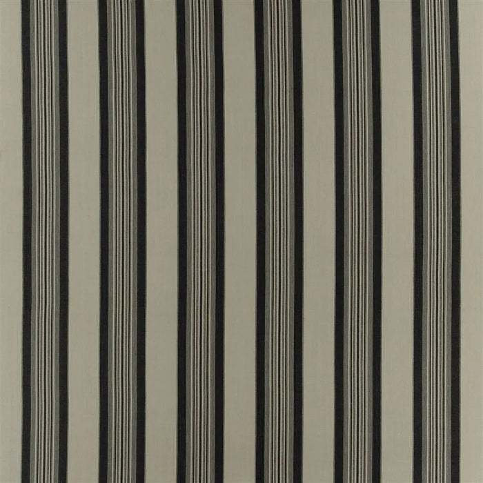 Ralph Lauren Tack House Stripe Black Fabric FRL5137/01