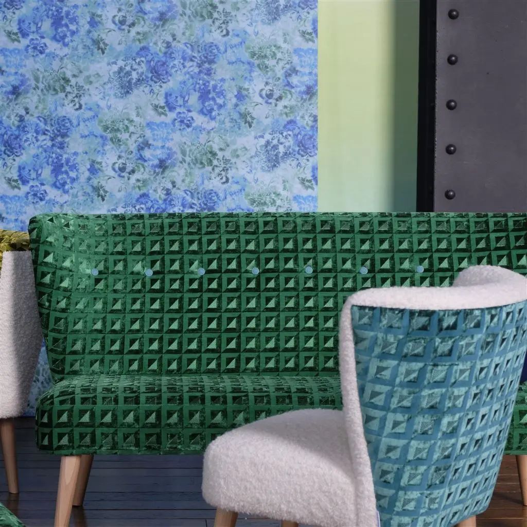 Designers Guild Tarbana Cobalt Wallpaper PDG1126/07