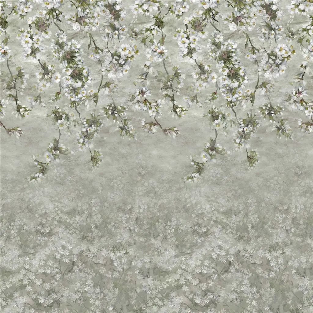 Designers Guild Assam Blossom Platinum Wallpaper PDG1133/01