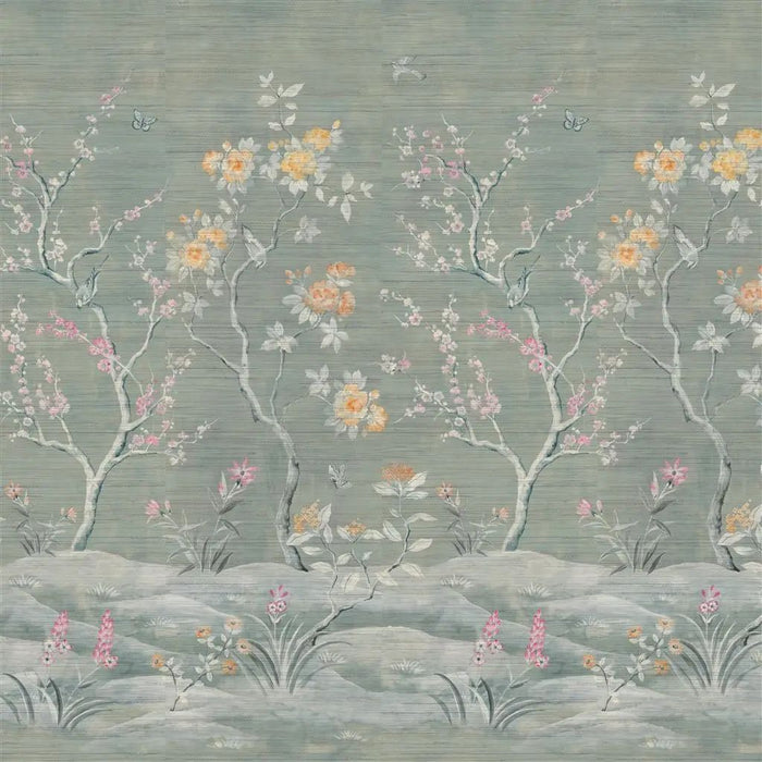 Designers Guild Manohari Grasscloth Blossom Wallpaper PDG1145/01