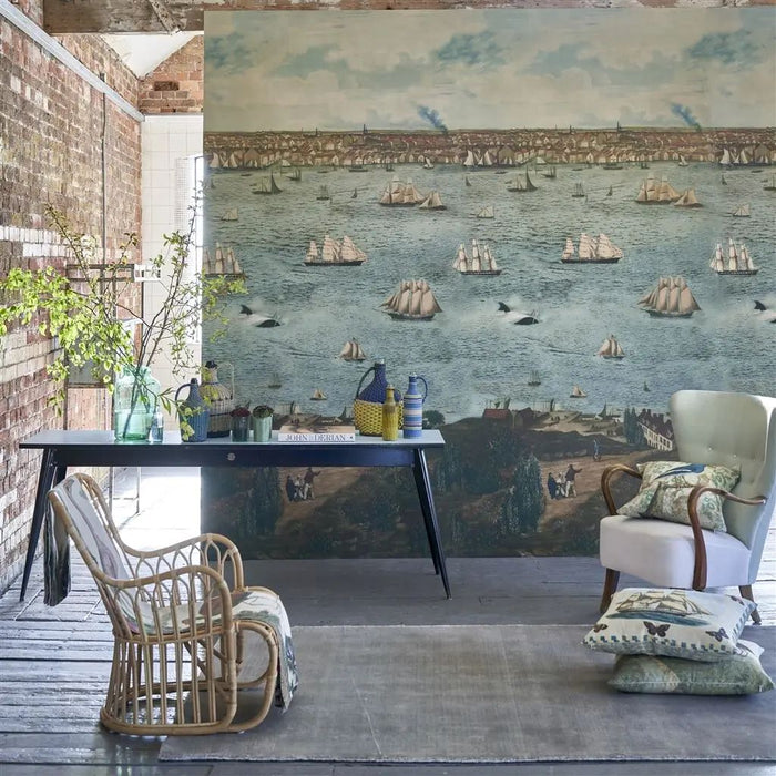 John Derian Seaport Ocean Wallpaper PJD6009/01