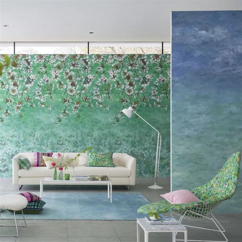 Designers Guild Assam Blossom Emerald Wallpaper PDG1133/03