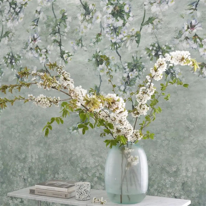 Designers Guild Assam Blossom Sage Wallpaper PDG1133/02