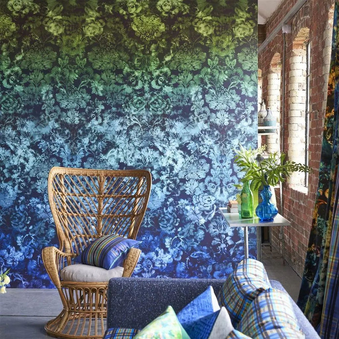 Designers Guild Tarbana Damask Midnight Wallpaper PDG1139/03