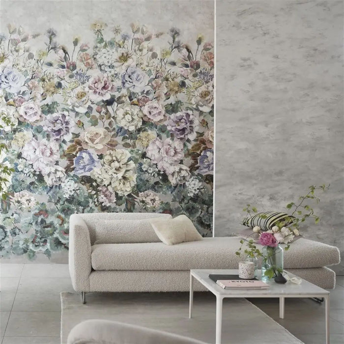 Designers Guild Grandiflora Rose Heather Wallpaper PDG1123/02