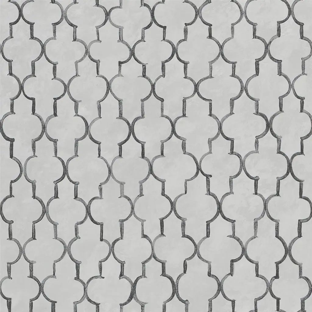 Designers Guild Pergola Trellis Graphite Wallpaper PDG1151/01