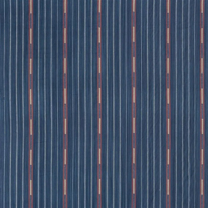 William Yeoward Moki Stripe Indigo Fabric FWY8080/01