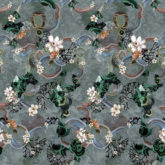 Christian Lacroix Algae Bloom Graphite Wallpaper PCL7041/01