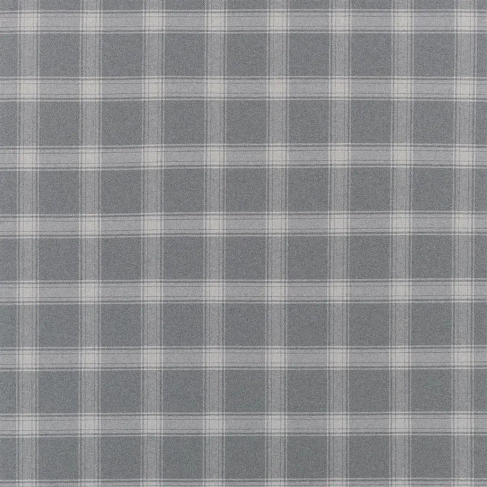 Ralph Lauren Doublebrook Plaid Grey Flannel Fabric FRL5242/02