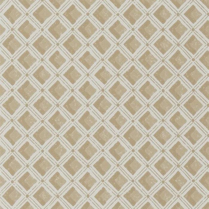 English Heritage Amsee Geometric Sandstone Wallpaper PEH0002/06