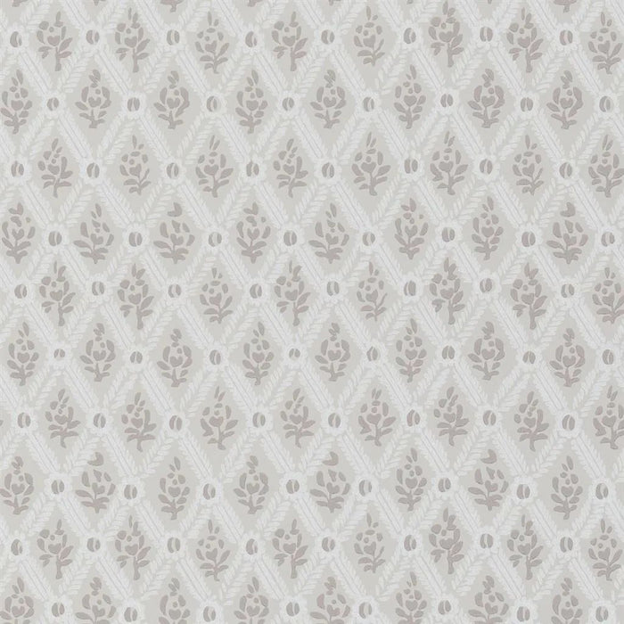 English Heritage St John Street Trellis Limestone Wallpaper PEH0003/01