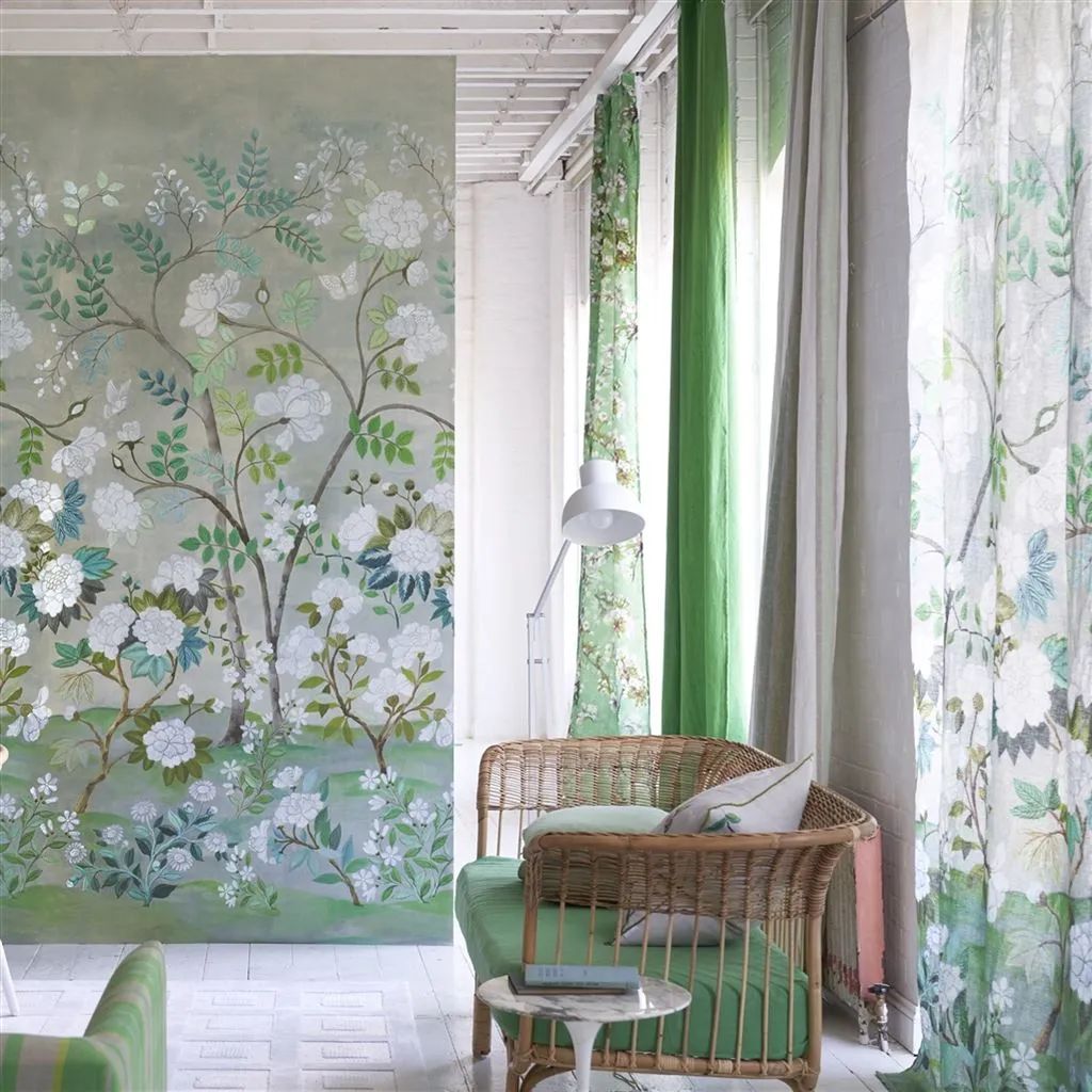 Designers Guild Fleur Orientale Celadon Wallpaper PDG1152/01