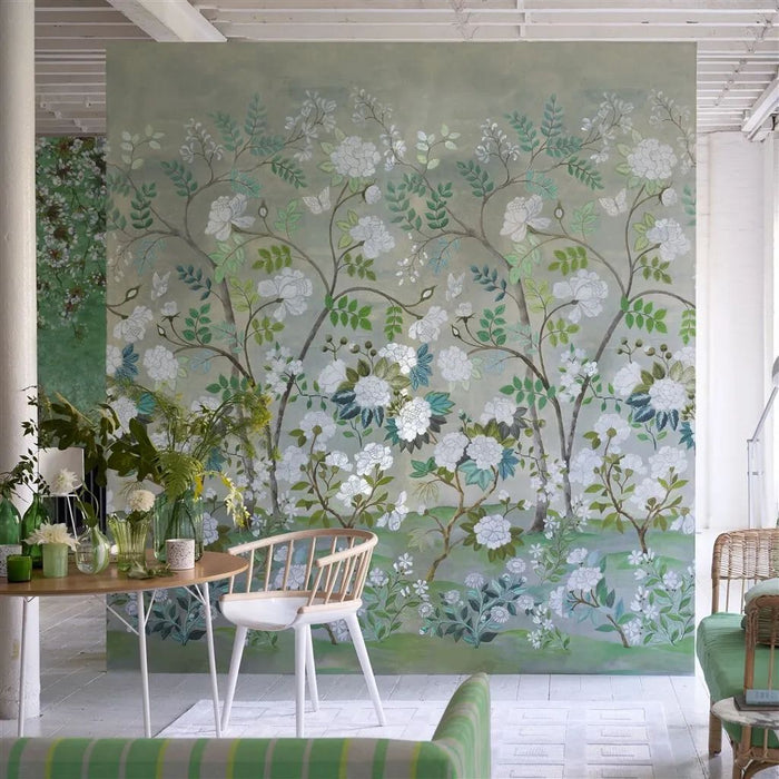 Designers Guild Fleur Orientale Celadon Wallpaper PDG1152/01