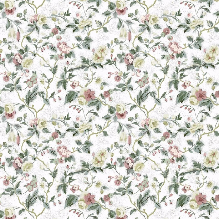 English Heritage Craven Street Flower 2 Fabric FEH0005-02