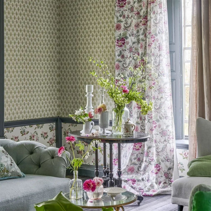 English Heritage St John Street Trellis Willow Wallpaper PEH0003/03