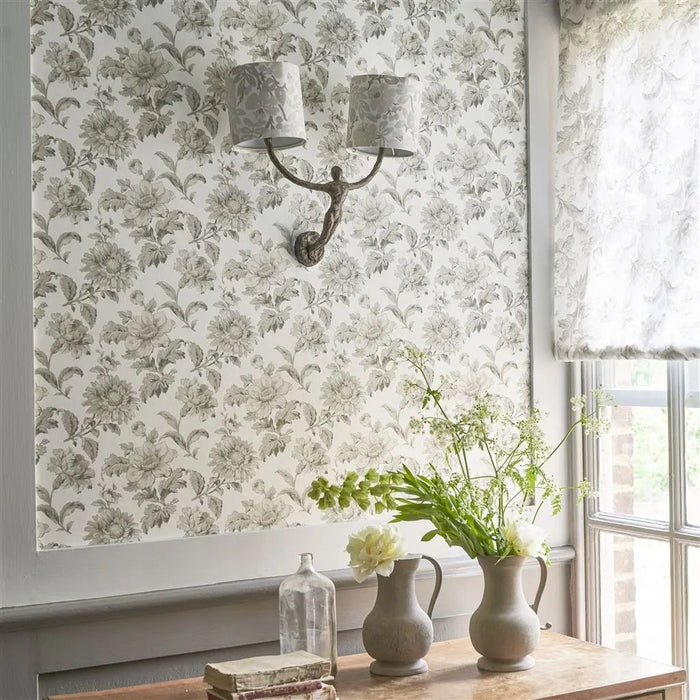 English Heritage English Garden Floral Birch Wallpaper PEH0004/01